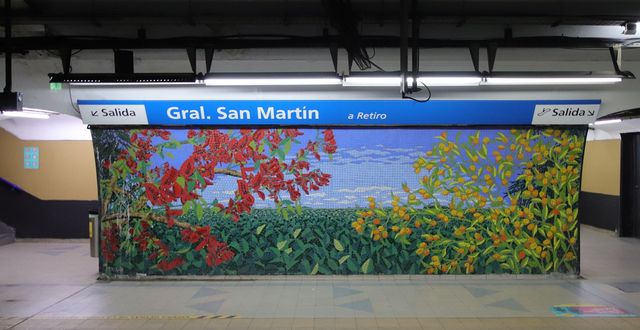 Estación San Martín de la Línea C del Subte de Buenos Aires|General San Martín ≫ Estación de la Línea C de subte