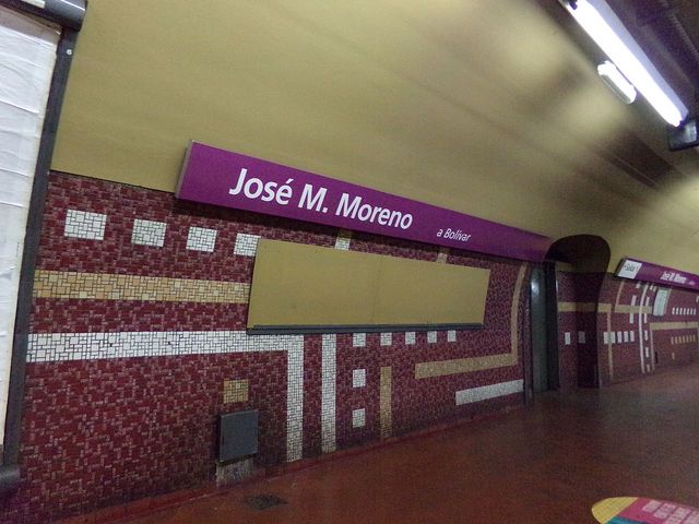 José María Moreno ≫ Estación de la Línea E de subte