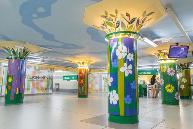 Plaza Italia ≫ Estación de la Línea D de subte